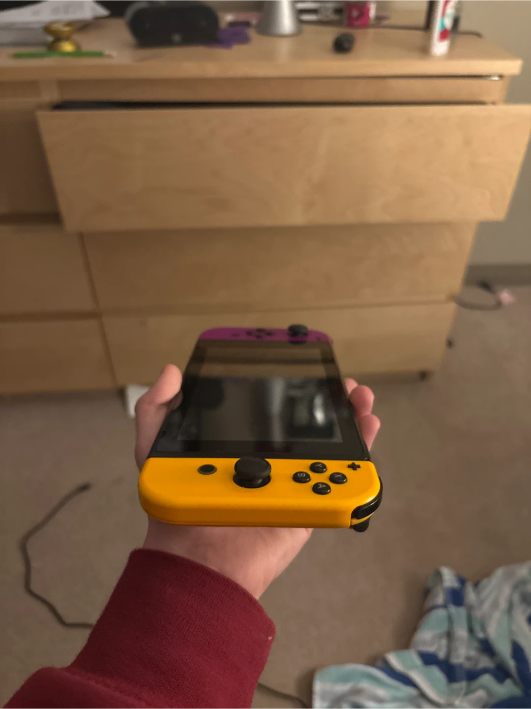 Nintendo Switch Console - Purple & Yellow Joy-Cons - photo 3