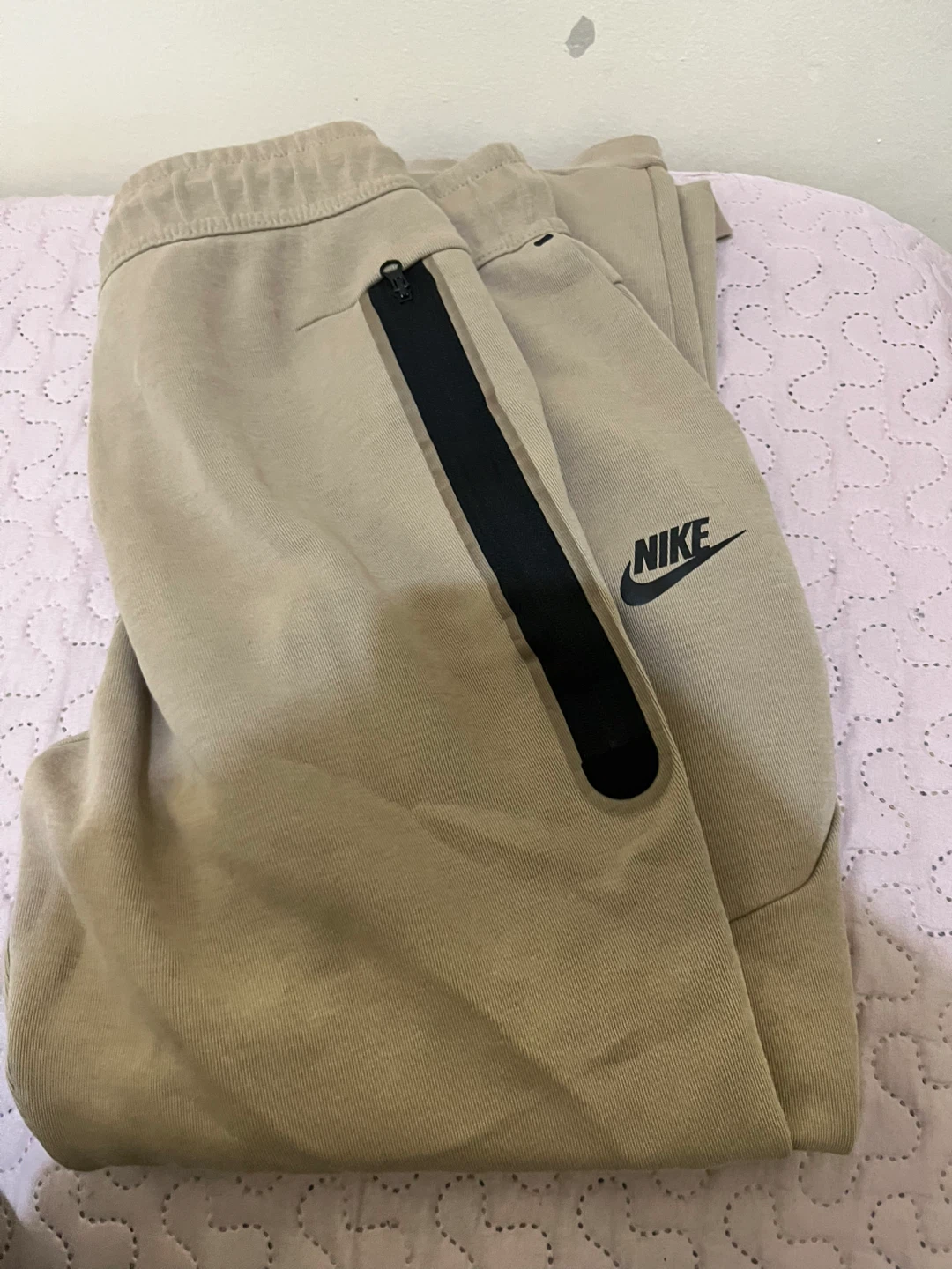 Nike Tech Fleece Joggers - Tan - photo 2