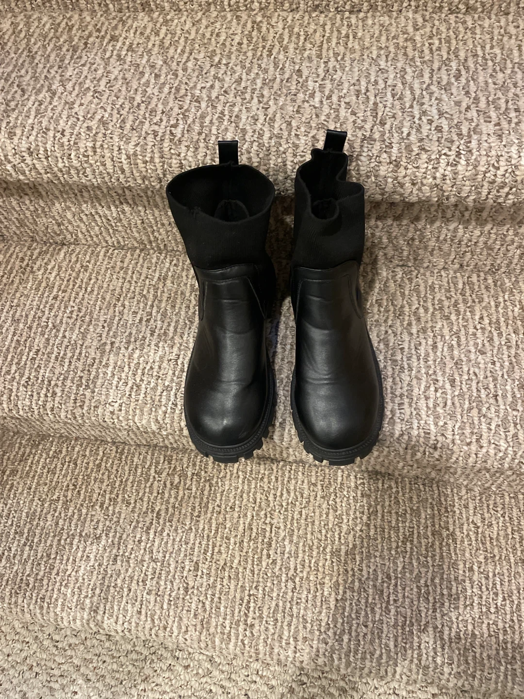 Black Chelsea Boots with Lug Sole - photo 2