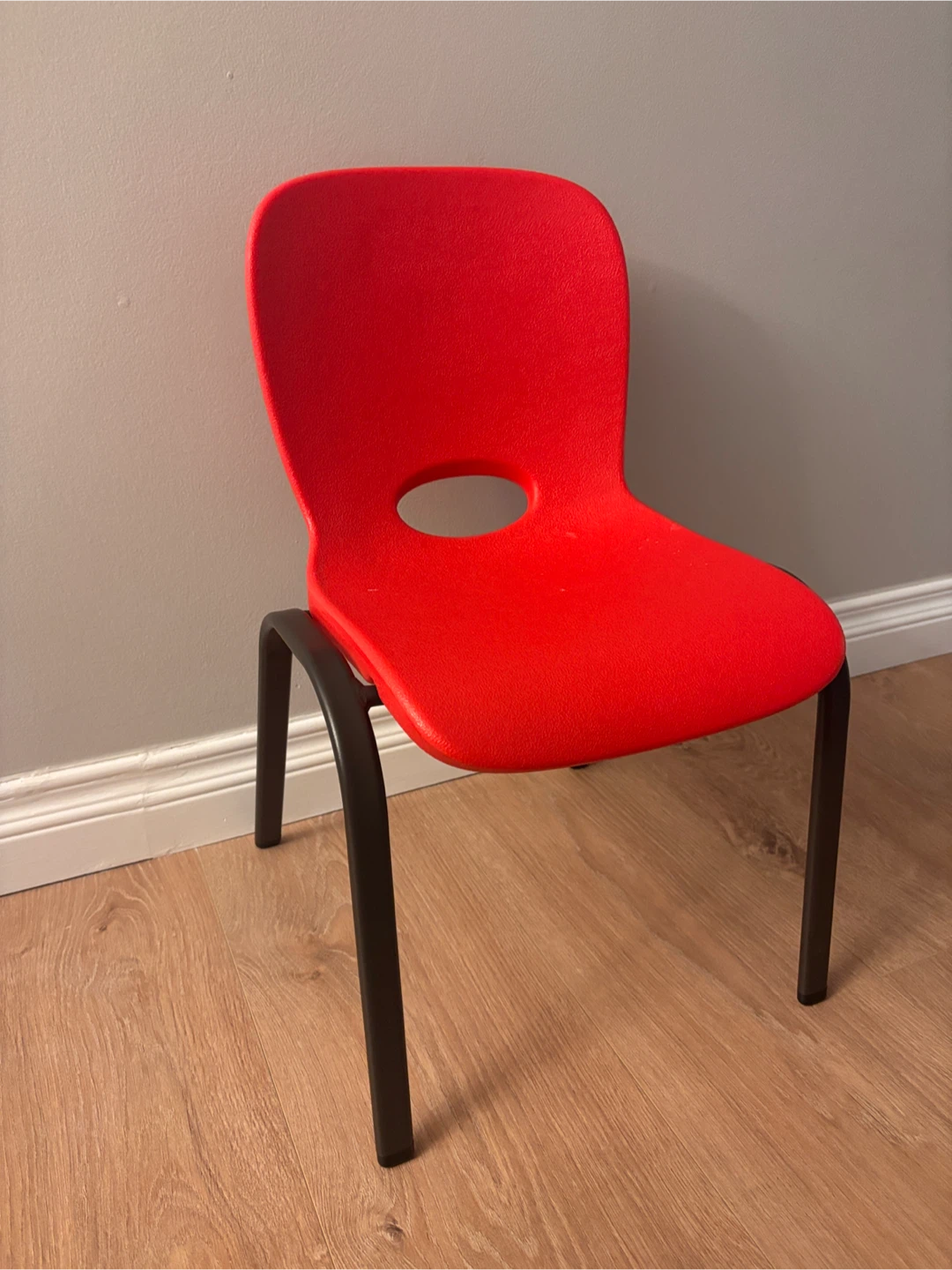 Lifetime Red Plastic Kids Chair