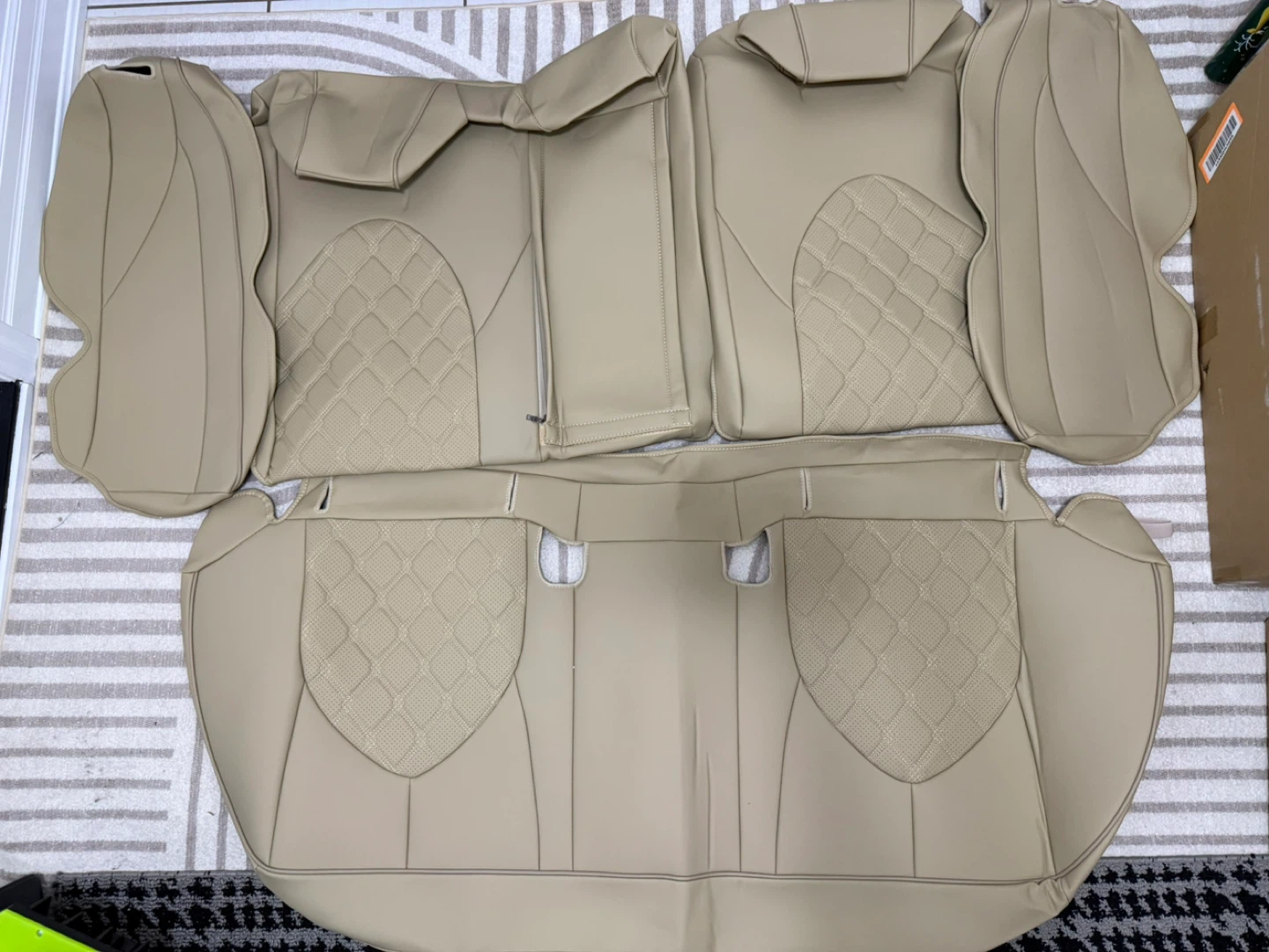 FEINEPRO Toyota Camry Seat Covers 2018–2024 — Beige — NEW - photo 5