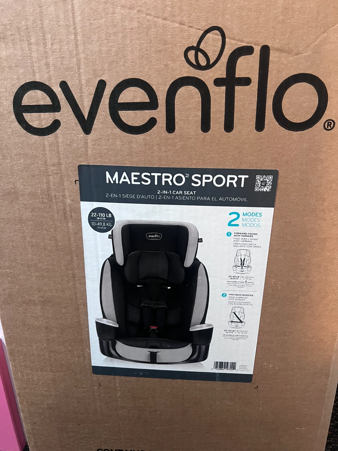 Evenflo Maestro Sport 2-in-1 Car Seat