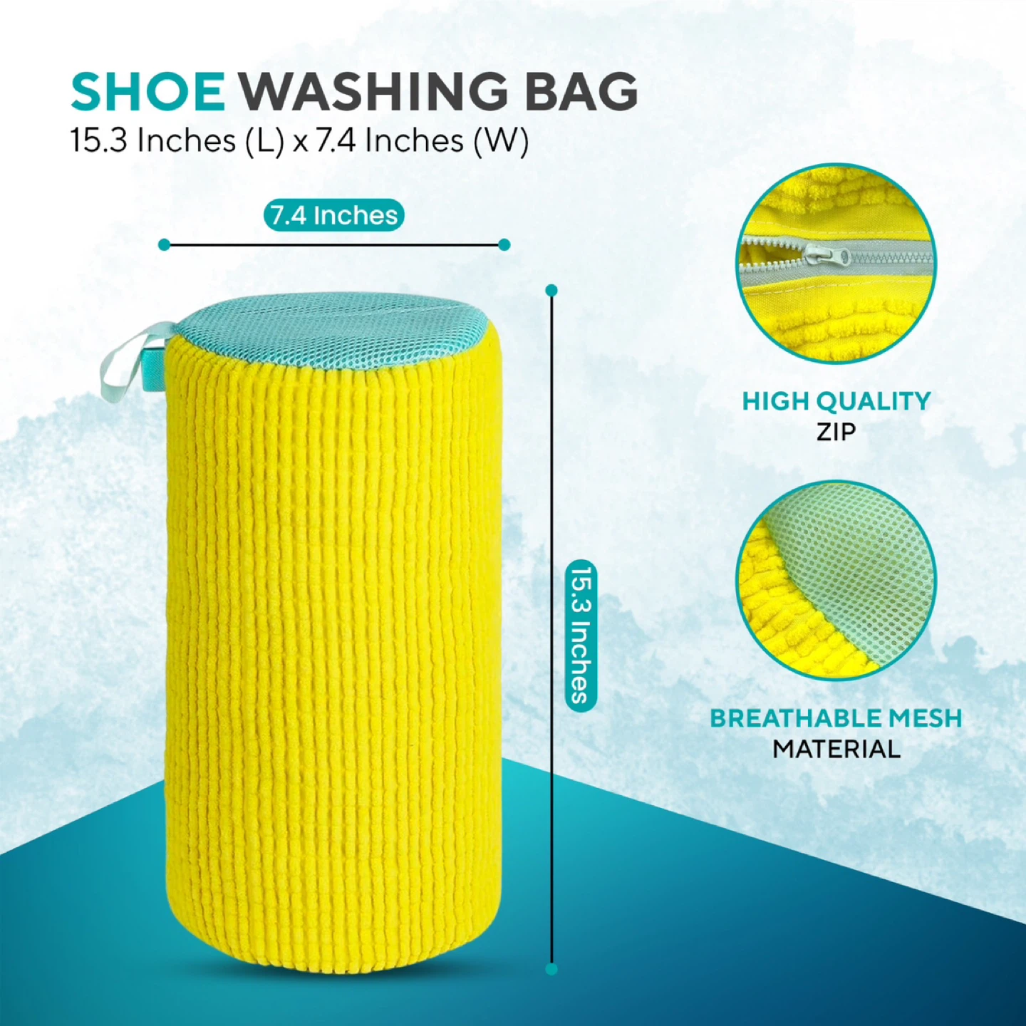 Shoe Washing Bag for Washing Machine – Durable- Quick Cleaning - photo 2