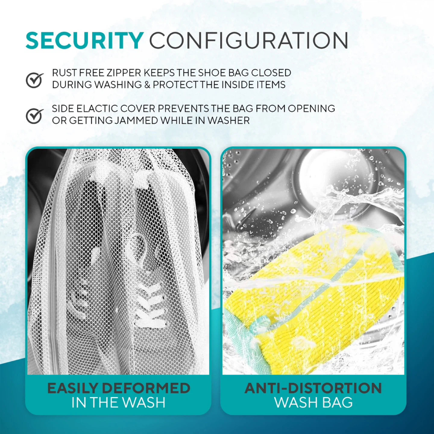 Shoe Washing Bag for Washing Machine – Durable- Quick Cleaning