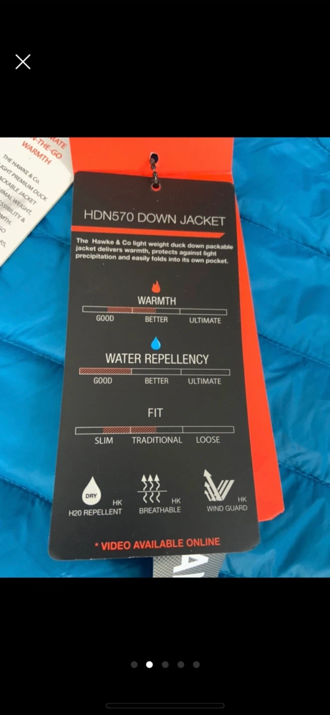 Hawke & Co. HDN570 Seaport Down Jacket - XL Blue - photo 3
