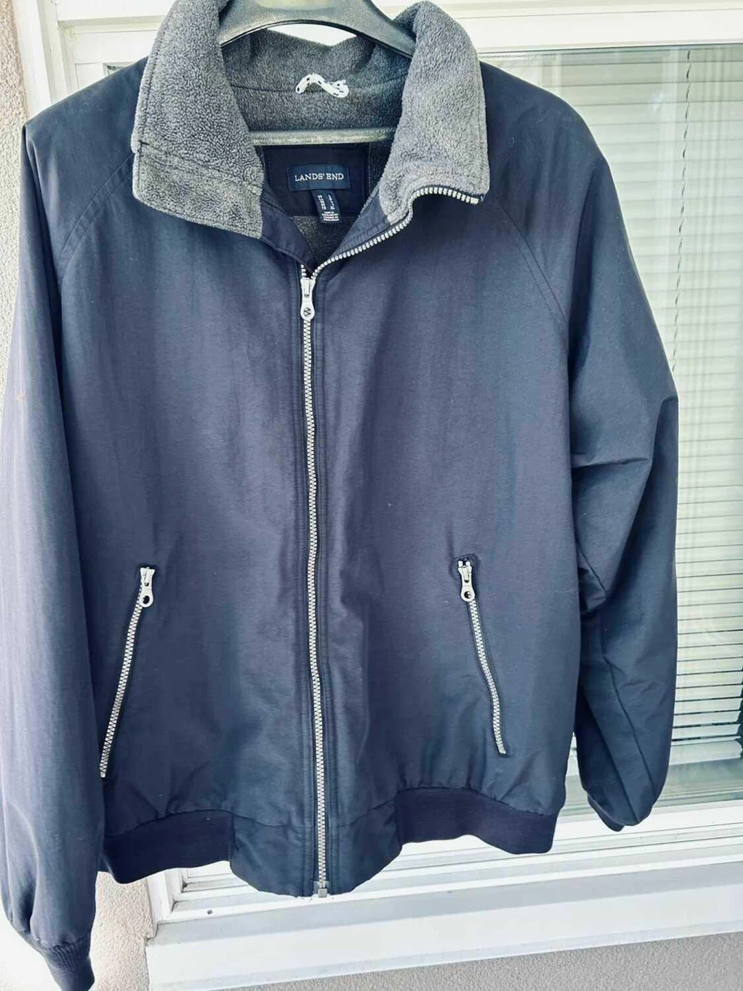 Brand new Lands' End  navy blue Winter Jacket: $250 retail