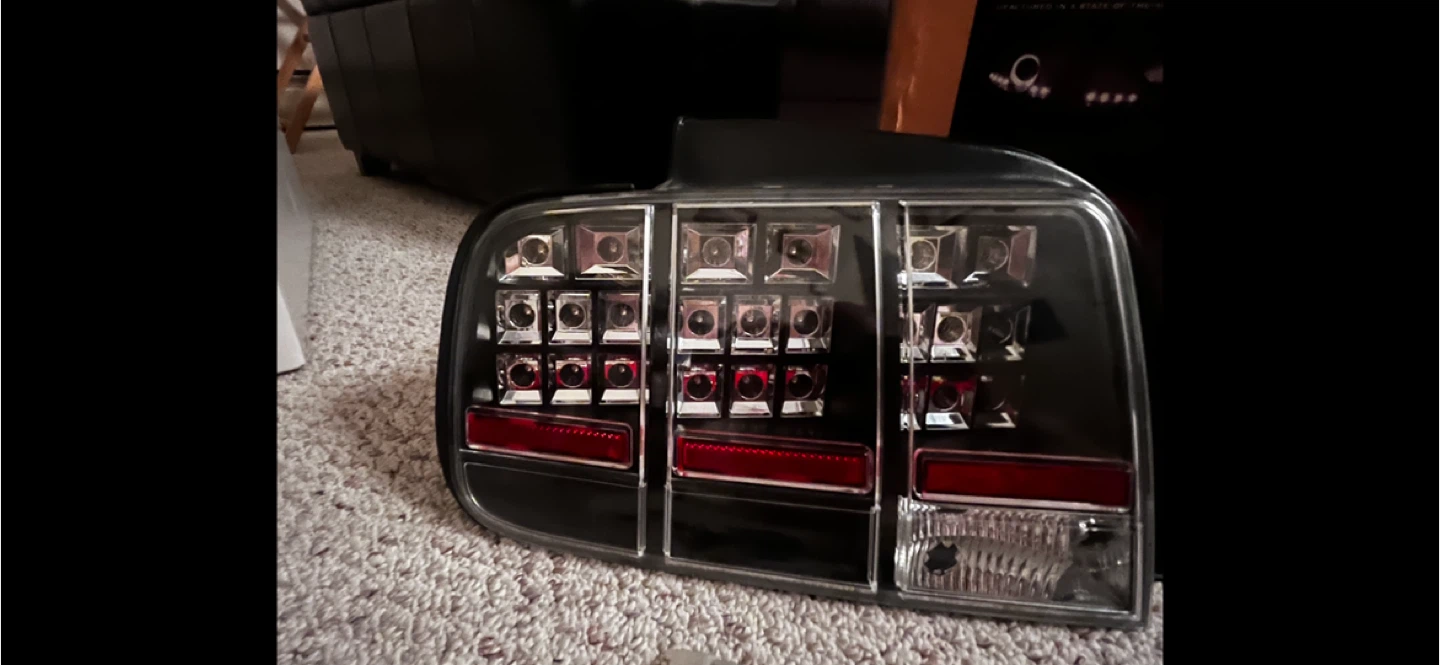 Anzo USA LED Tail Lights for Ford Mustang 05-08 Black - photo 5