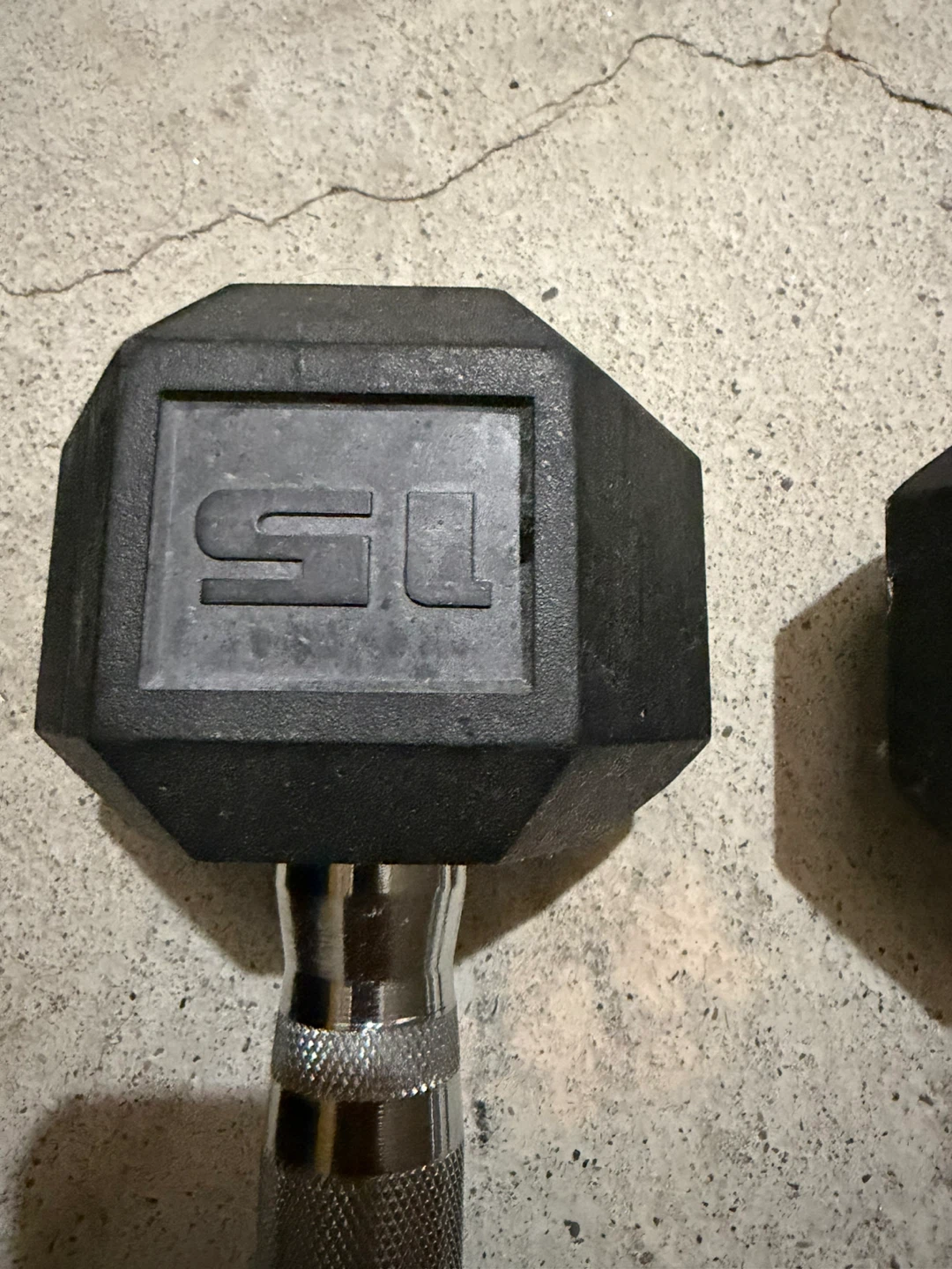 GoZone 15 lb Hex Dumbbells (Pair) - photo 4