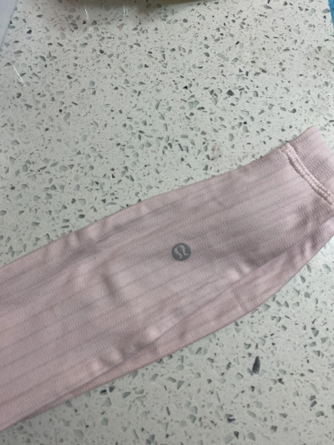 Lululemon Pink Headband T/U O/S