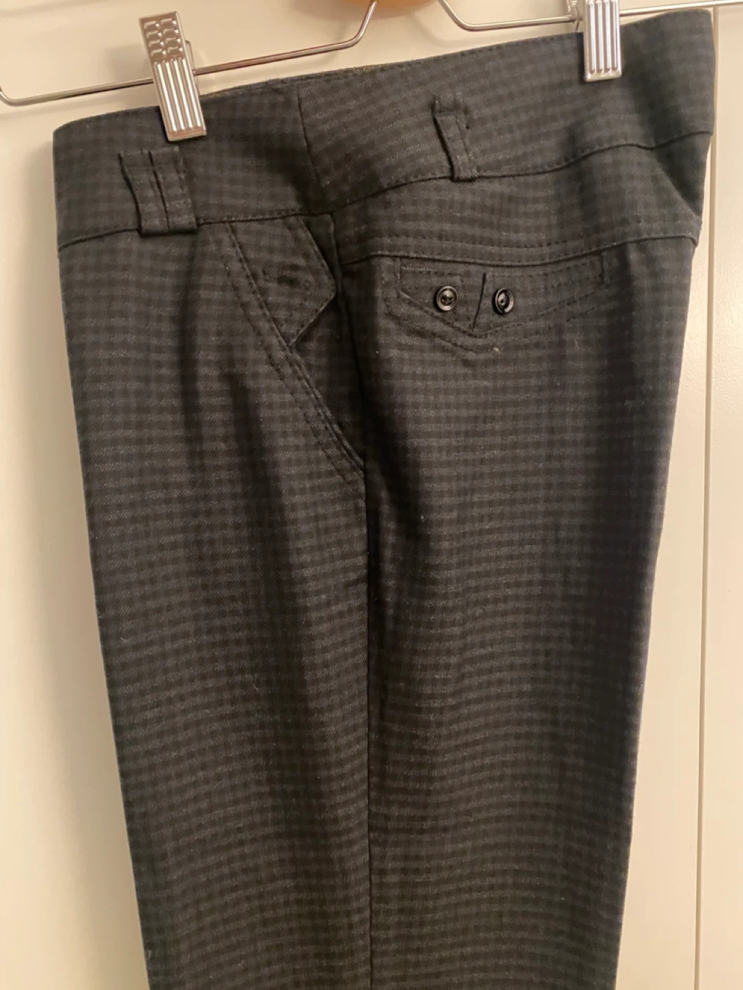 Dark Grey, with blue/black, Plaid Dress Pants - photo 3