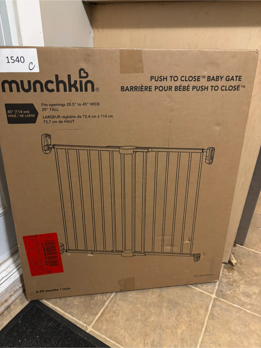 Munchkin Push to Close Baby Gate