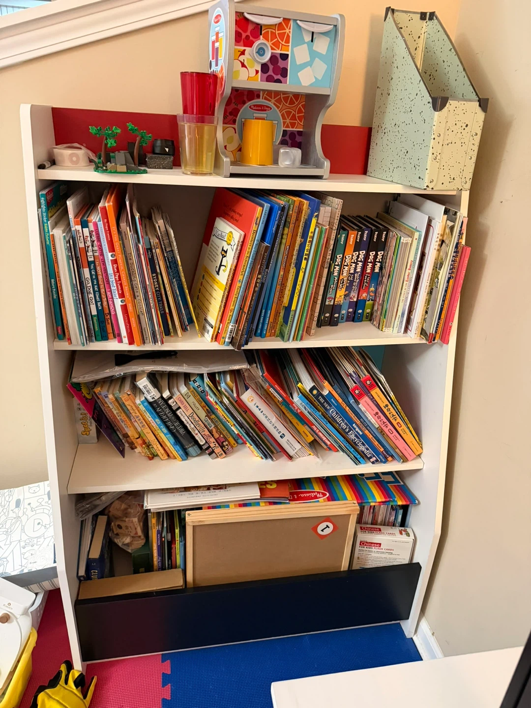 White 3-Shelf Bookshelf