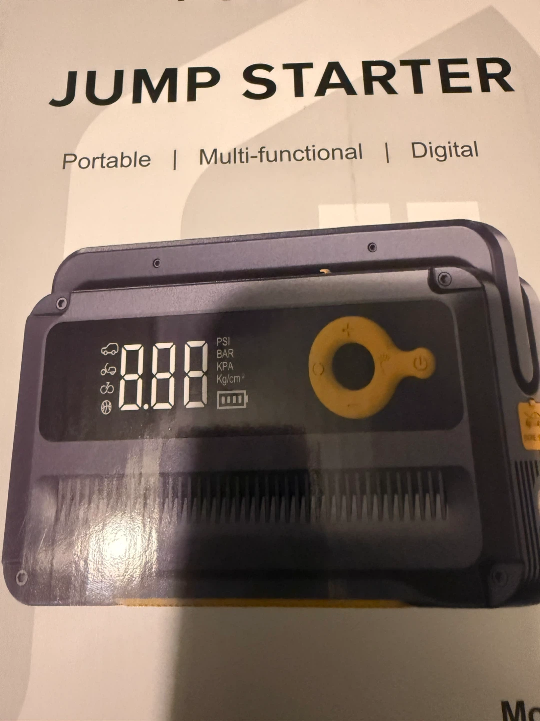 Jump starter 4 in 1 design - photo 3