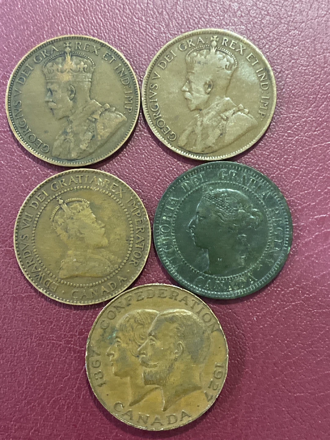 Collection of Canadian Pennies (1900.1910-1927) - photo 4