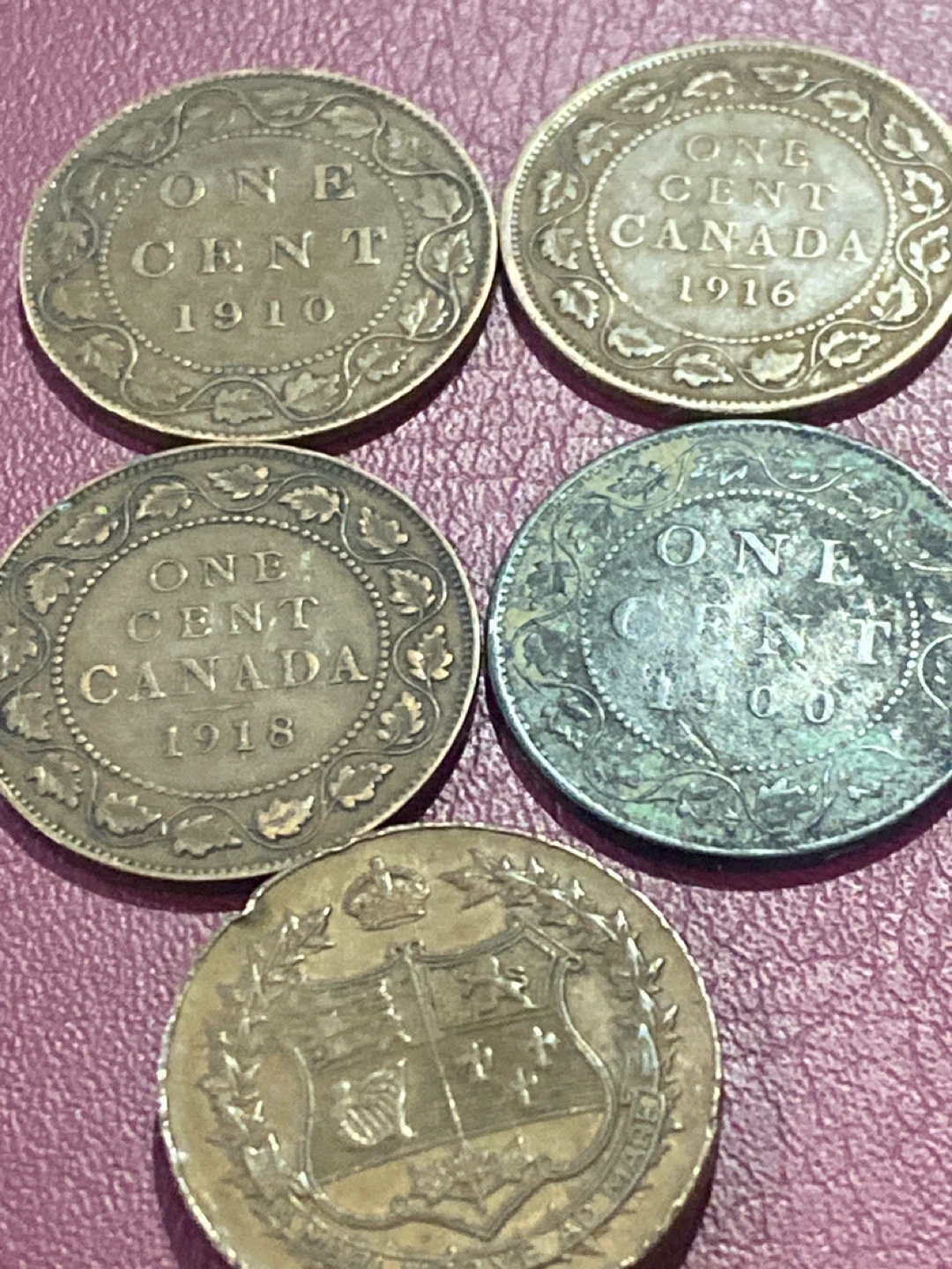 Collection of Canadian Pennies (1900.1910-1927) - photo 2