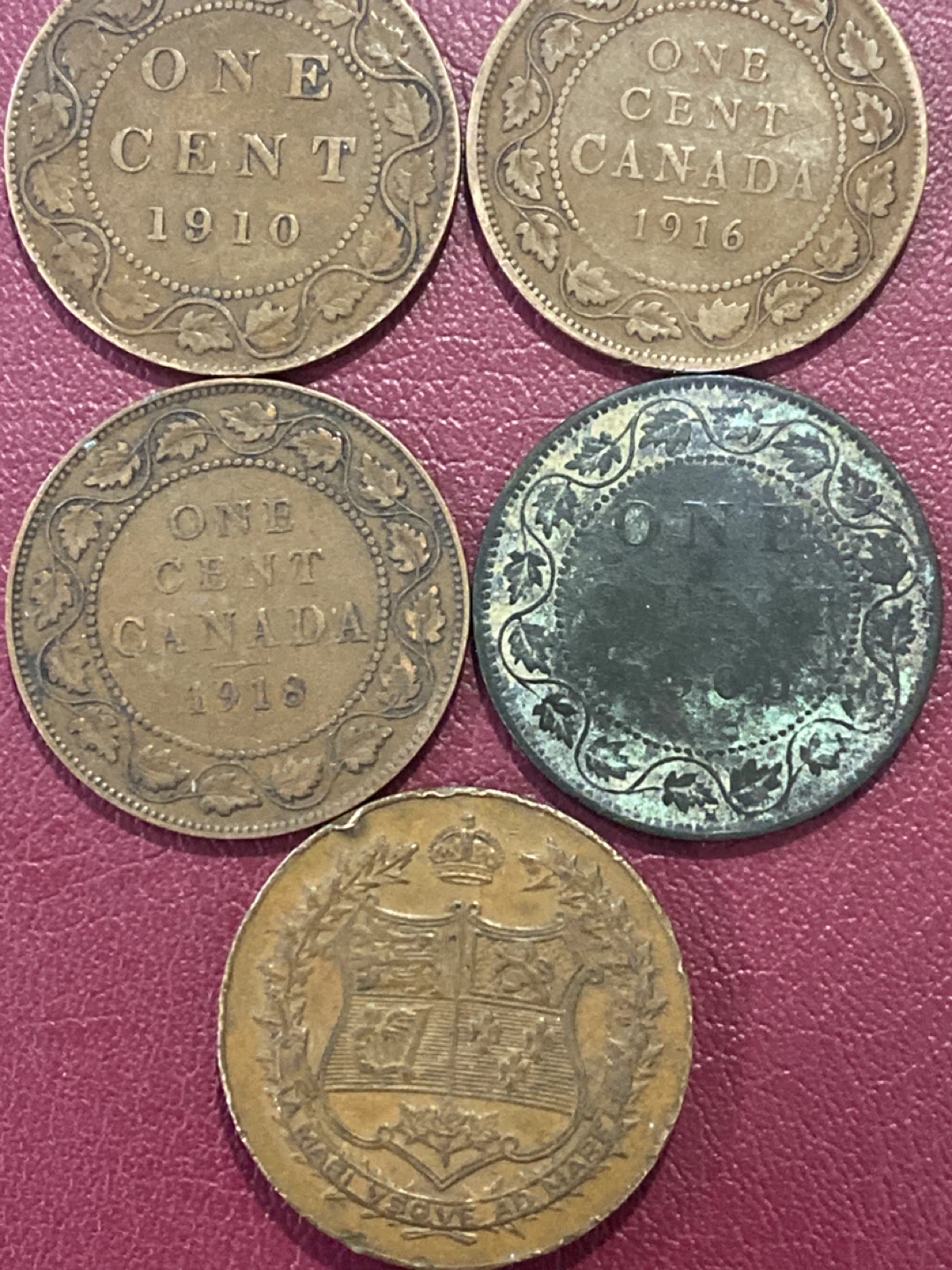 Collection of Canadian Pennies (1900.1910-1927) - photo 3