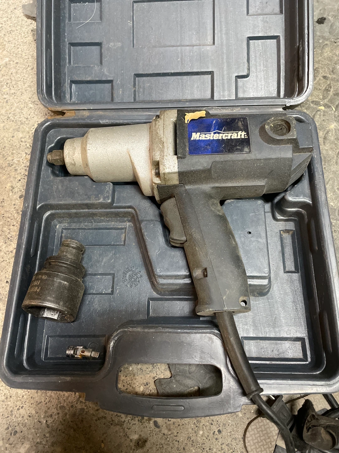 Mastercraft Impact Wrench with Case and Socket