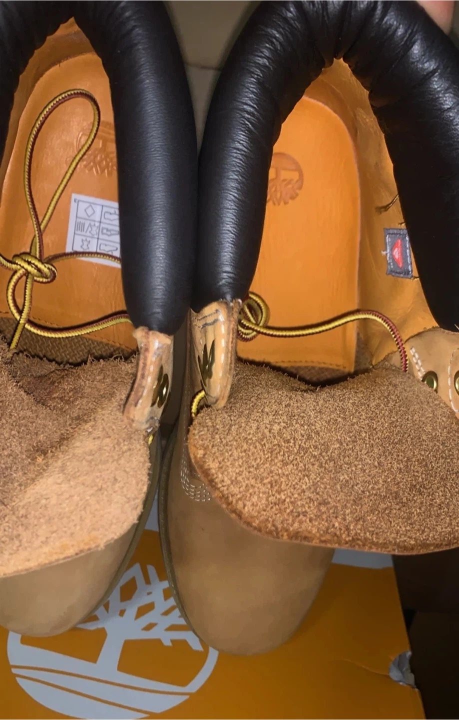 Timberland 6 Inch Premium Waterproof Boots Wheat Nubuck Size 11 - photo 3