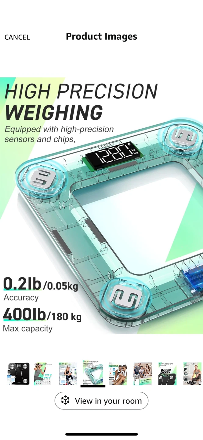 INSMART Body Fat Scale Model 260H - photo 2