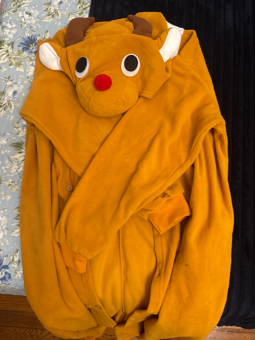 Reindeer Fleece Onesie Pajamas
