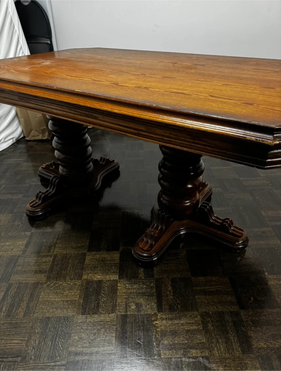 Wooden Dining Table and 4 Chairs Set - photo 3