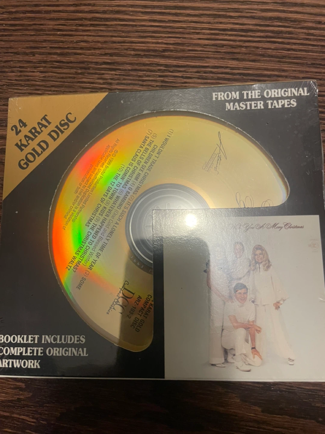 The Sinatra Family Wish You A Merry Christmas 24 Karat Gold Disc