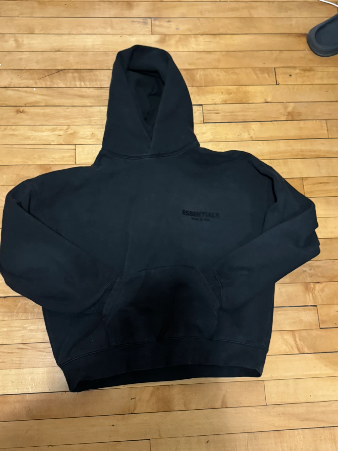 Fear of God ESSENTIALS Black Hoodie