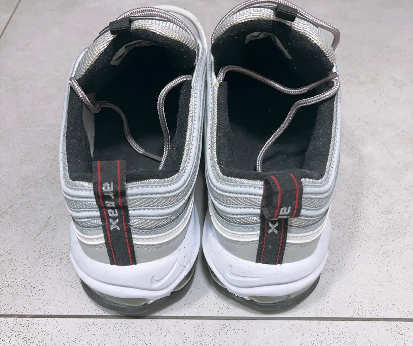MEN Nike Air Max 97 Silver Red Shoes - photo 3