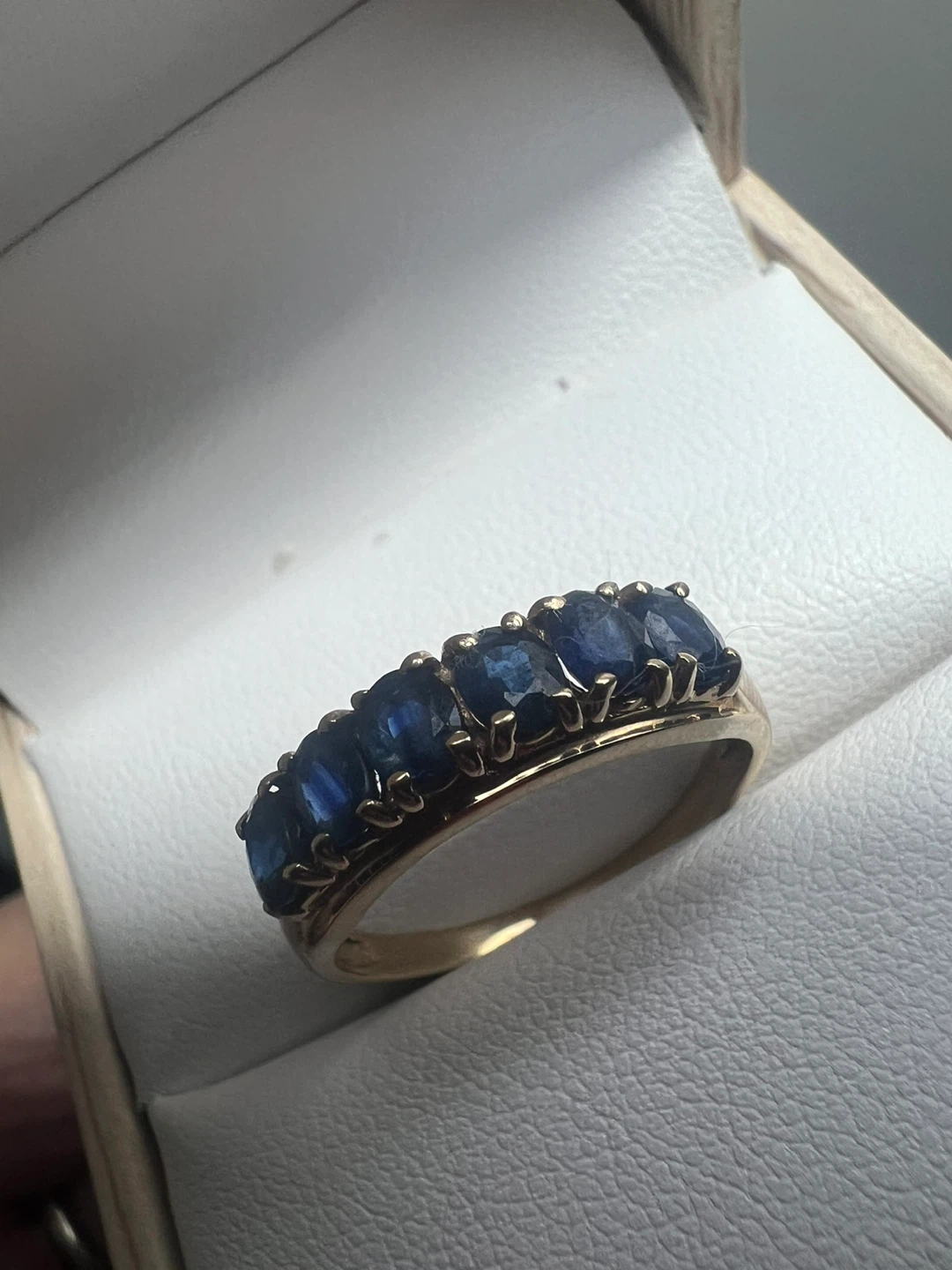 10K Gold Sapphire Ring