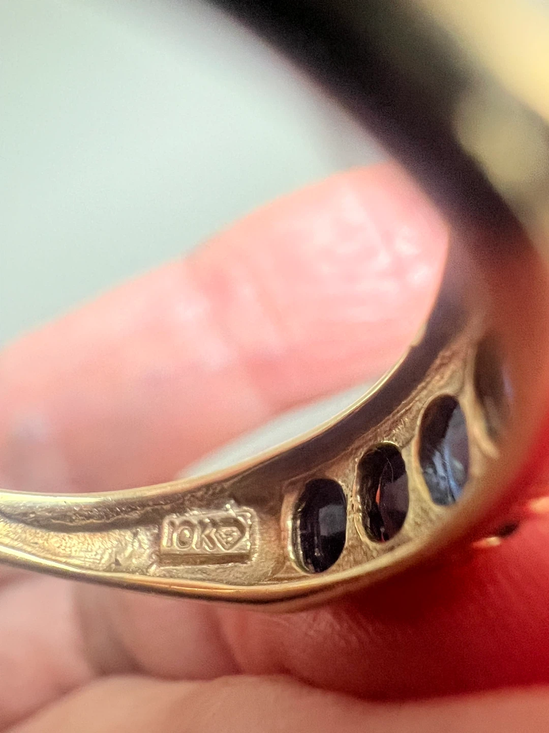 10K Gold Sapphire Ring - photo 3