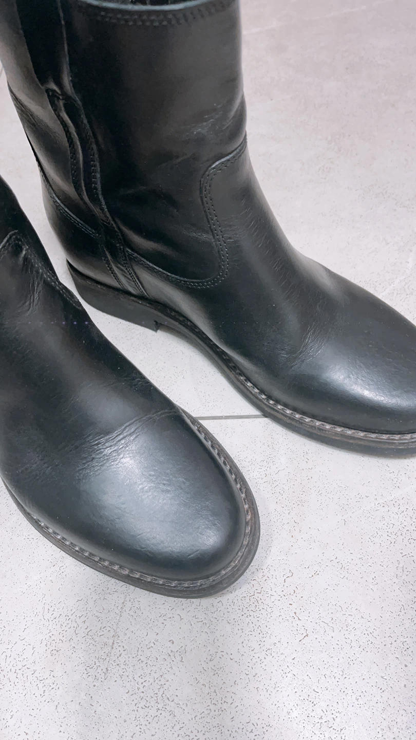 ISABEL MARANT Black Leather Ankle Boots - photo 4