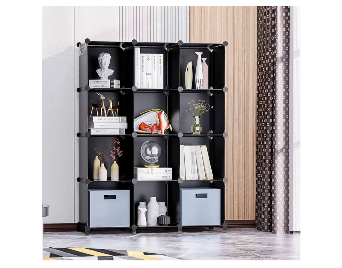 Black Modular Cube Storage Organizer - photo 4