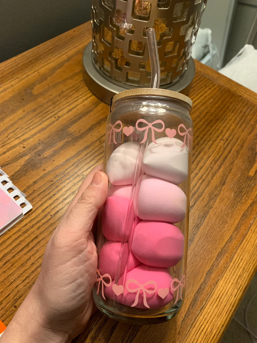 Kensie 8 Piece Blending Beauty Sponges Set with Tumbler - photo 3