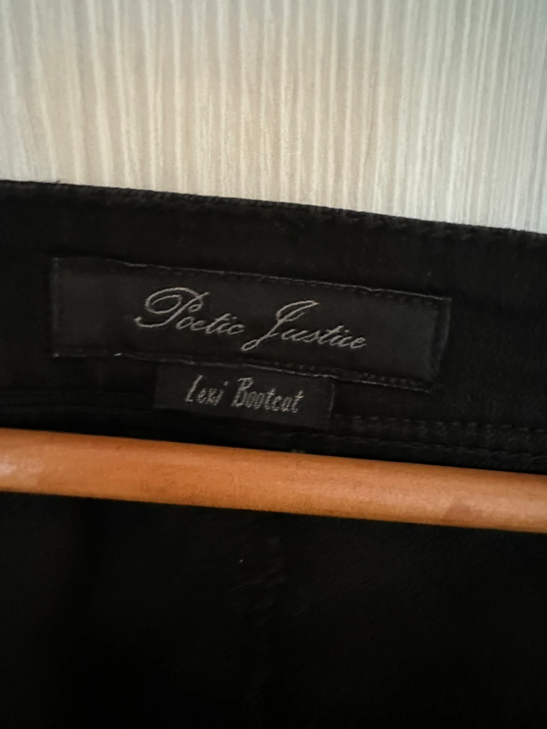 Poetic Justice Lexi Bootcut Jeans - Rinse Black - Size 32 - photo 2