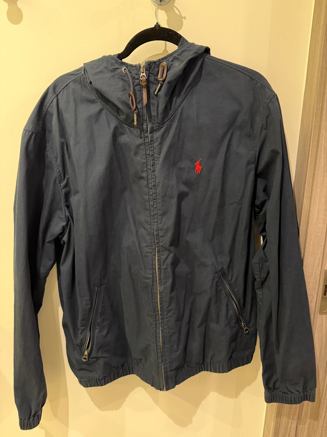 Polo Ralph Lauren Navy Hooded Jacket - Size L - photo 3