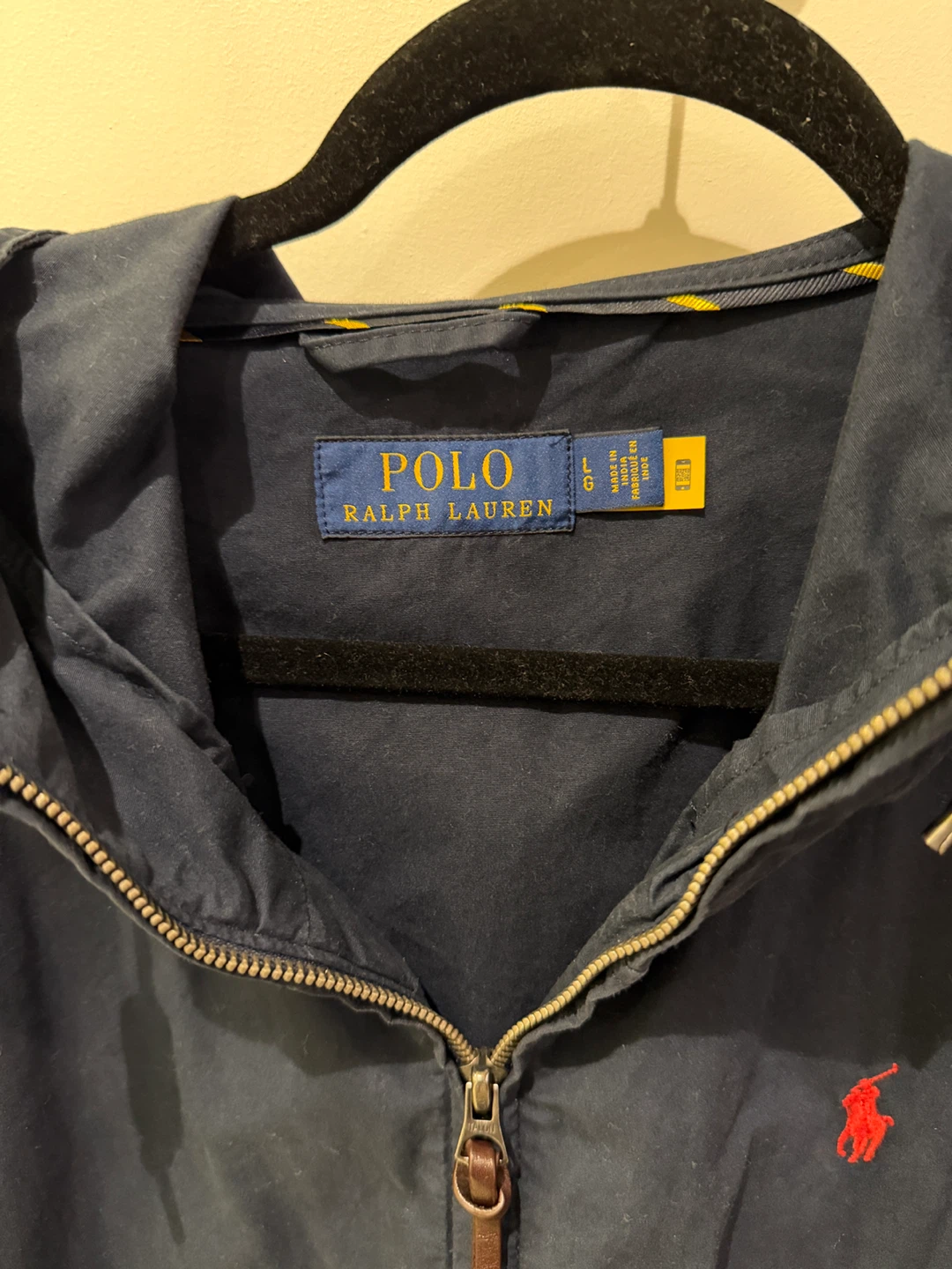 Polo Ralph Lauren Navy Hooded Jacket - Size L - photo 2