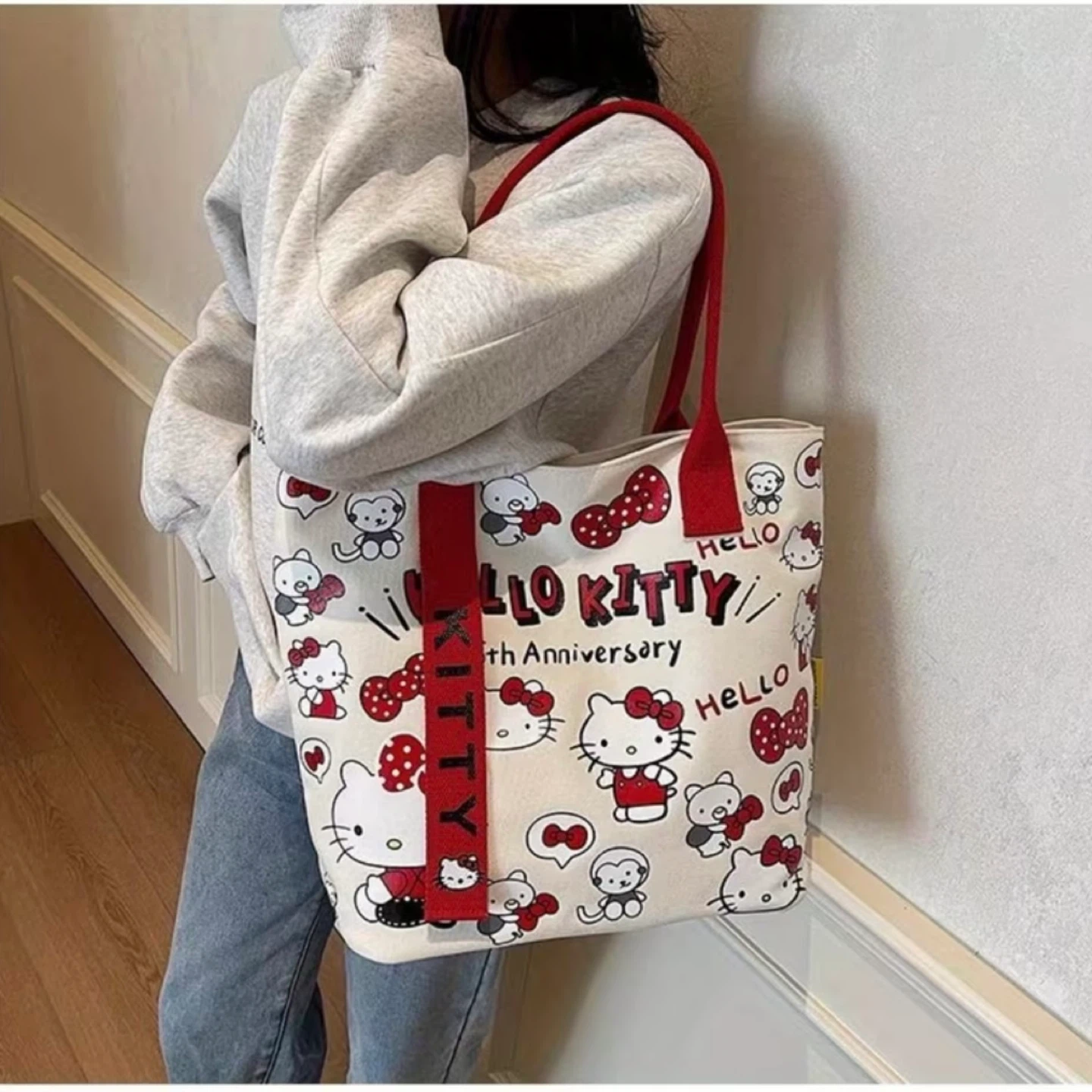 Hello Kitty 55th Anniversary Tote Bag