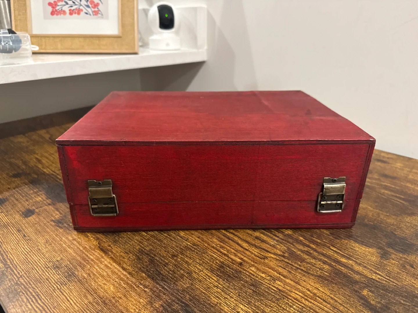 Decorative Wooden Box with Floral Design - photo 5