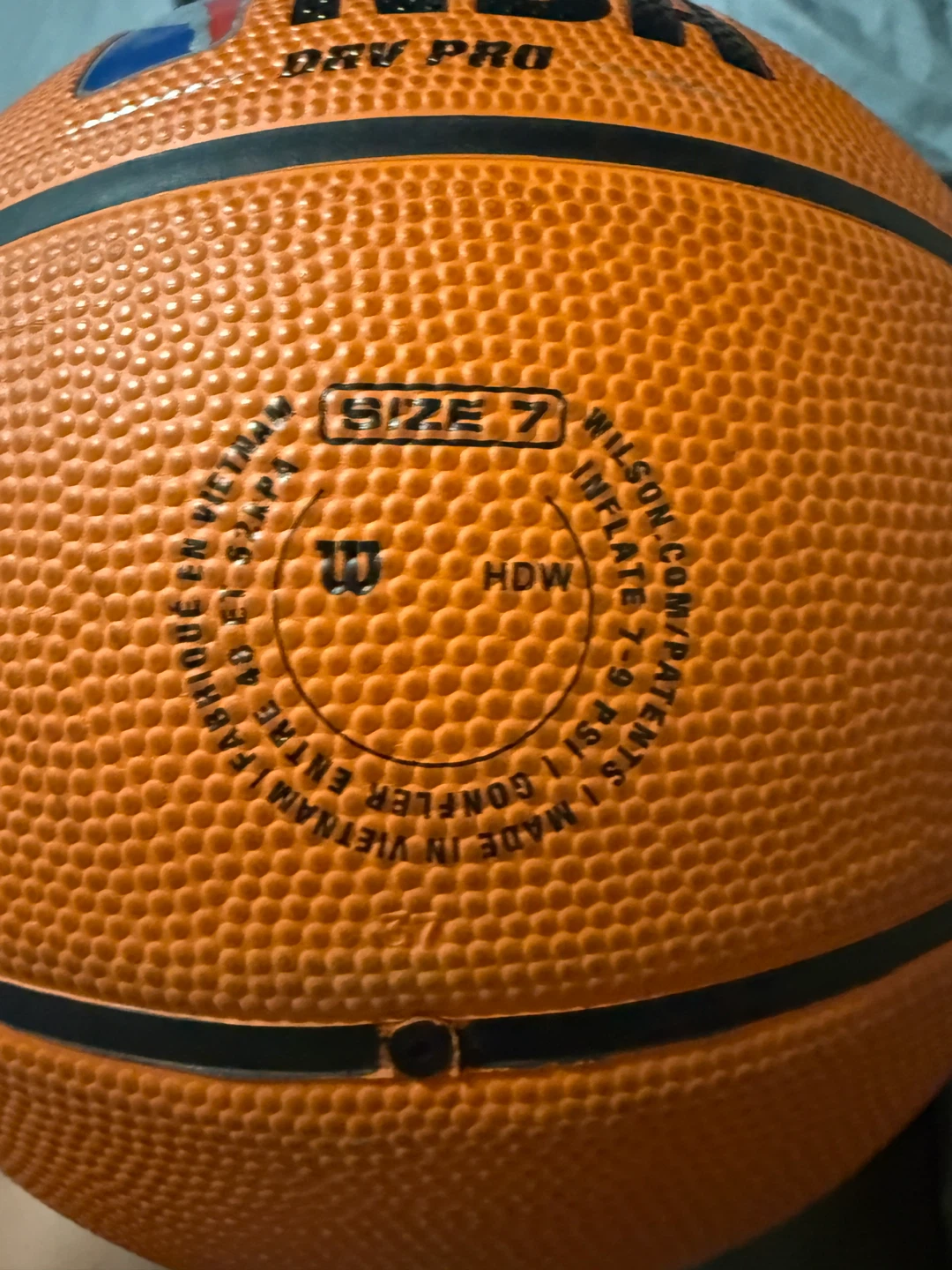Wilson NBA DRV PRO Basketball Size 7 - photo 3