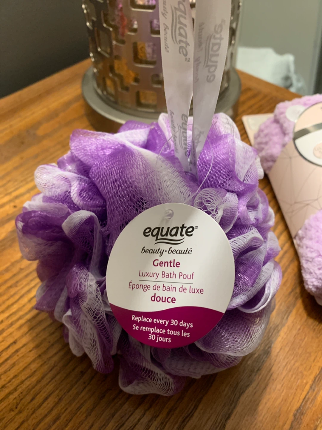 Ultra Soft Hair Towel & Equate Luxury Bath Pouf - photo 4