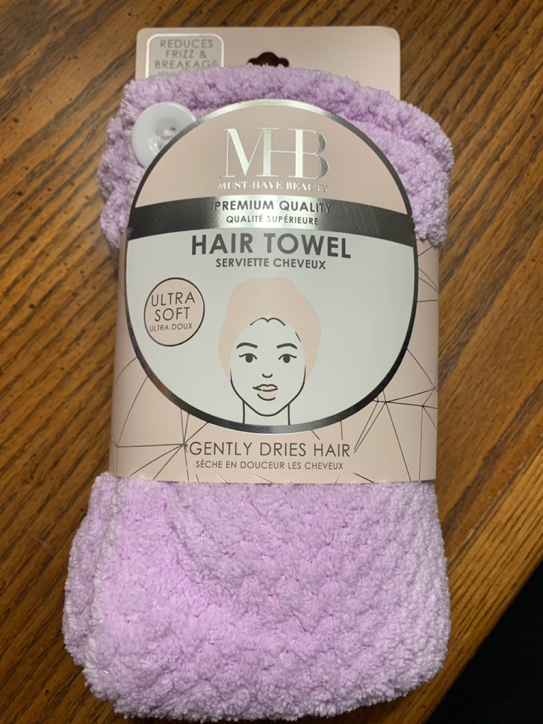 Ultra Soft Hair Towel & Equate Luxury Bath Pouf - photo 2