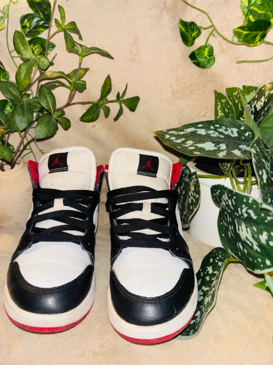 Air Jordan 1 Mid SE Youth Shoes