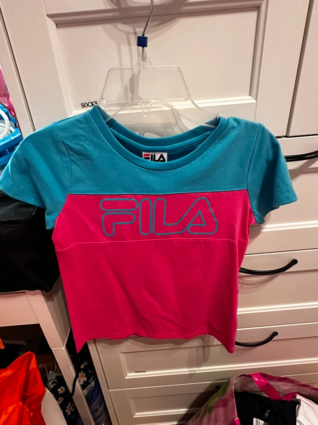 Fila Girls Colorblock T-Shirt Size 8