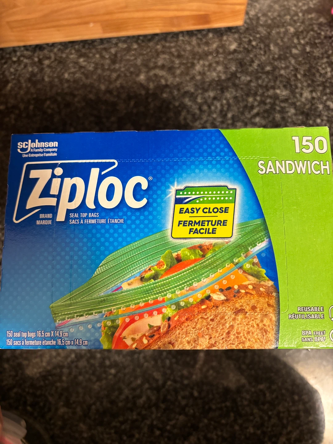 Ziploc Sandwich Bags, 150 Count