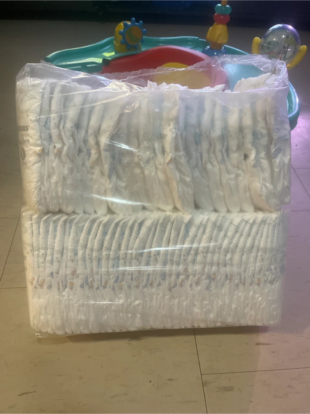 FREE Open pack of size 1 huggies diapers