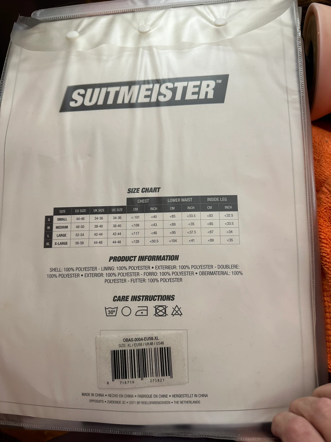 Suitmeister Checked Suit - XL - photo 3
