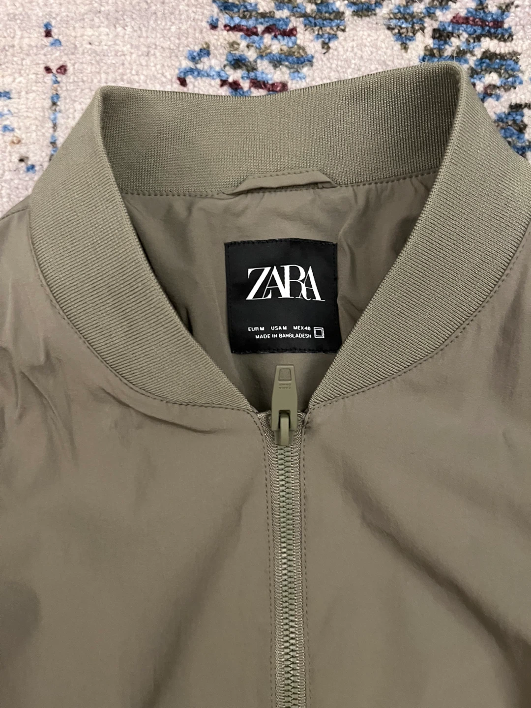 Zara Bomber Jacket - Olive Green - Men's Medium - photo 4