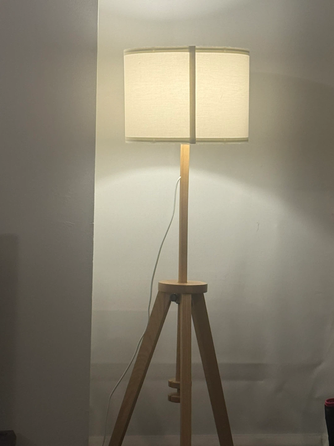 IKEA LAUTERS Floor Lamp - Ash/White