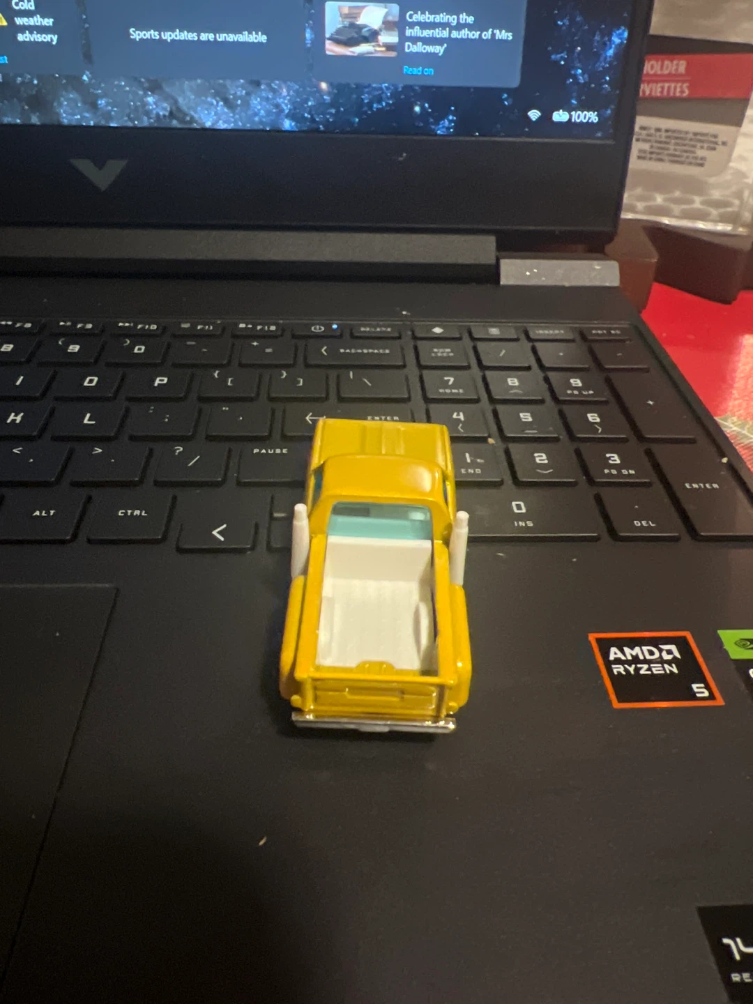Yellow Dodge Pickup Truck Toy Car - photo 4