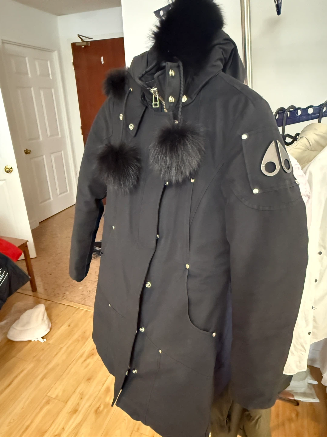 Moose Knuckles Women’s Black Long Down Jacket - photo 3